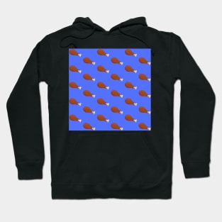 Chicken Leg - Blue Hoodie